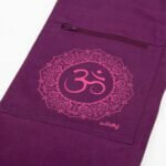 Bolsa Yoga Om roxo yogateria 1