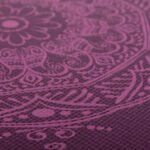 tapete yoga estampado mandala ameixa roxa pvc 4.5mm 8