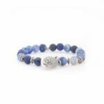 Pulseira Mala Ágata Azul 17