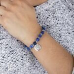 Pulseira Mala Ágata Azul