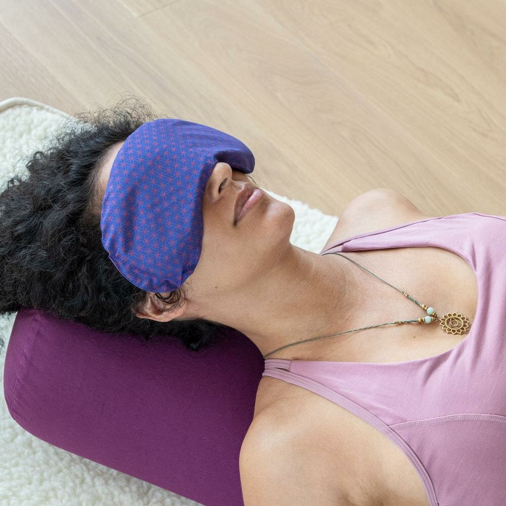 Almofada Estampada para Olhos - Flor da Vida