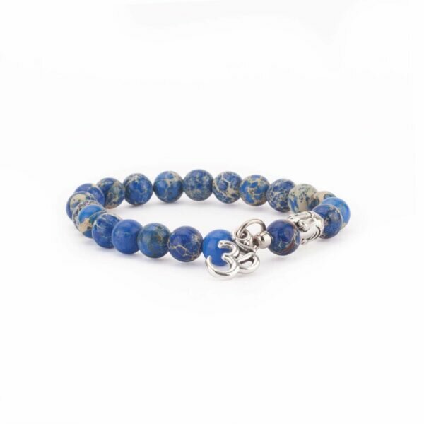 Pulseira Mala Jaspe Azul 8