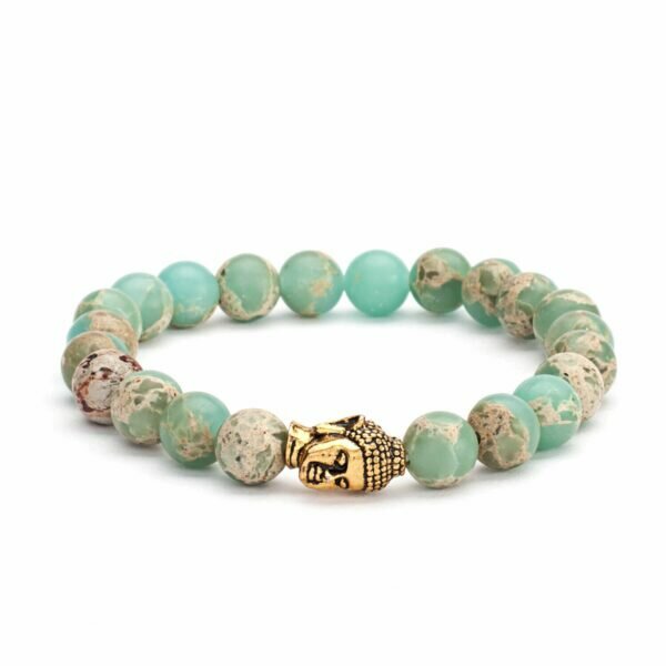 Pulseira Mala Serpentinita Aqua 9