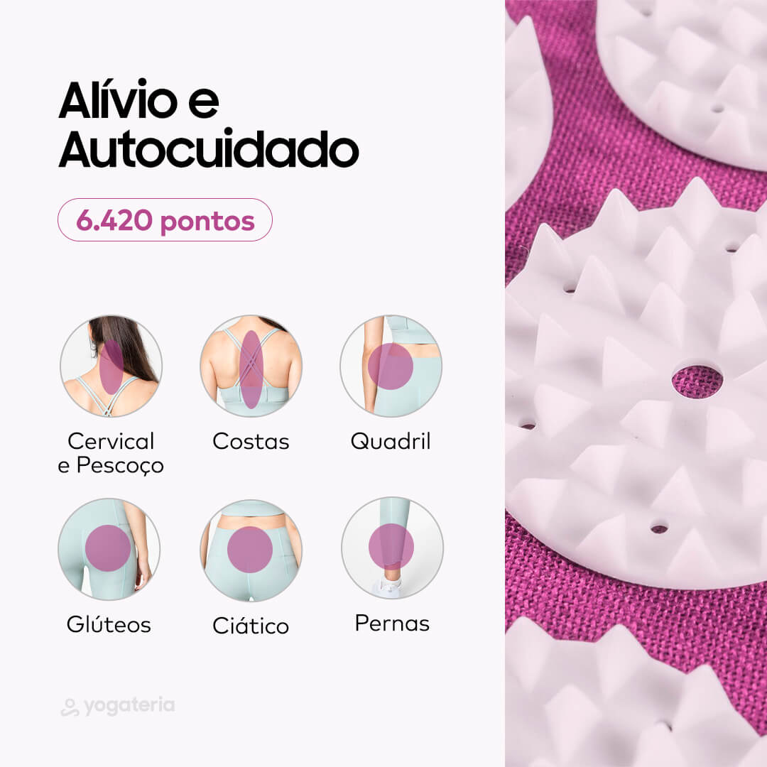 Guia de Uso: Tapete de Acupressão e Massagem 10 yogateria-tapete-acupressao-ameixa_10