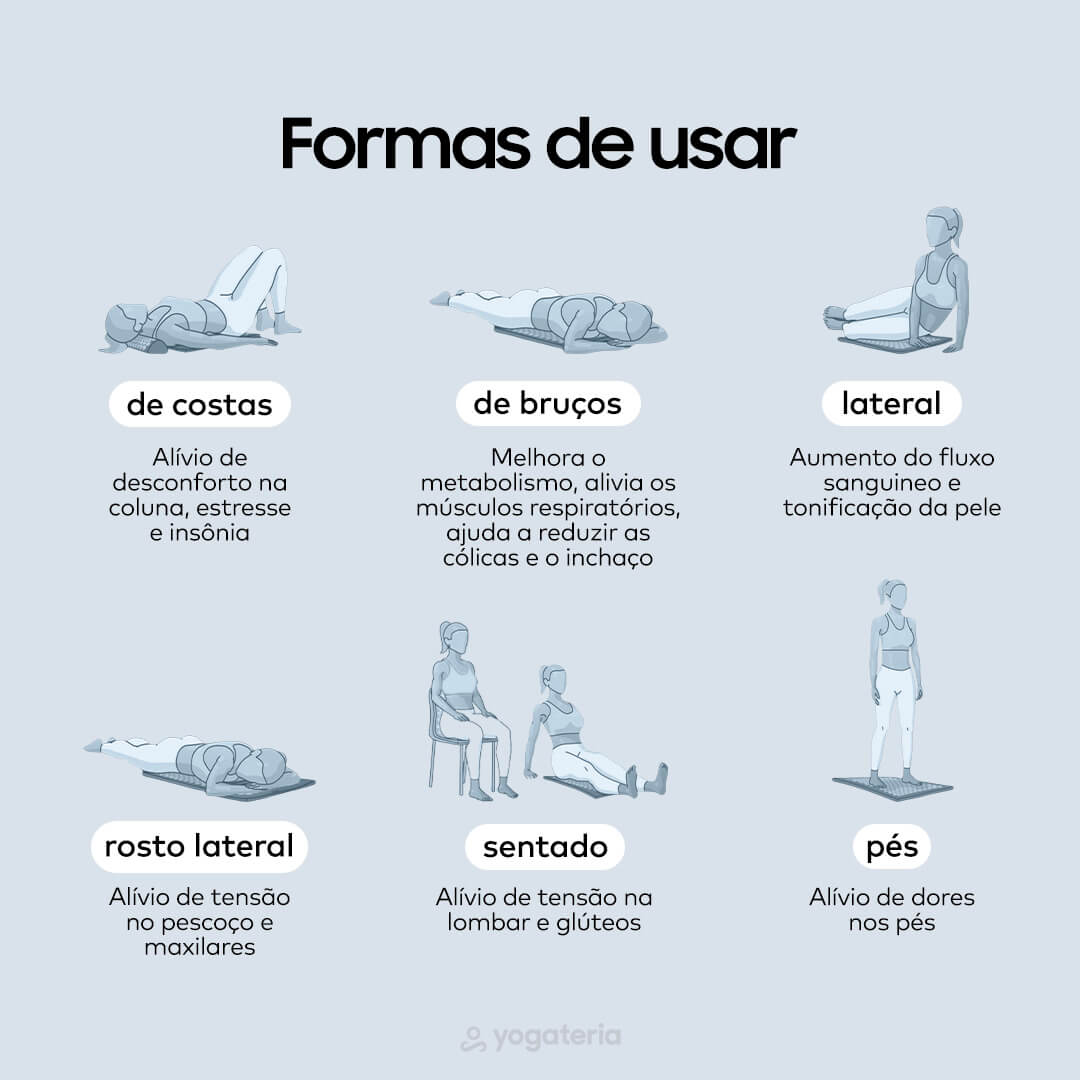Guia de Uso: Tapete de Acupressão e Massagem 9 yogateria-tapete-acupressao-azul_09