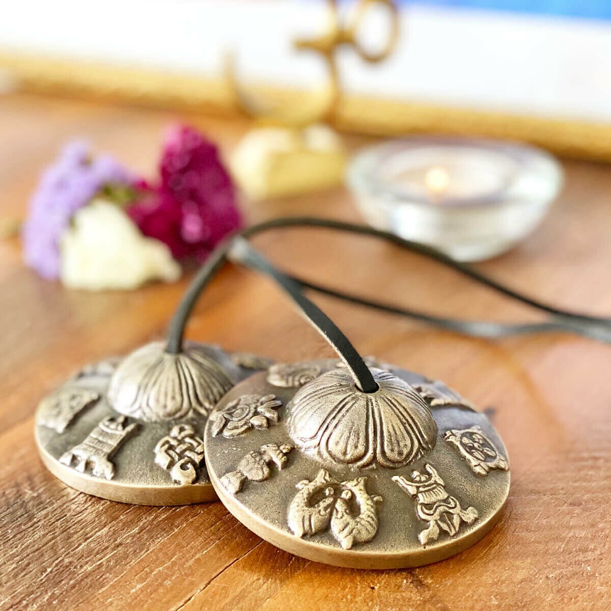 Címbalos Tibetanos - Sinos Tingsha Ornamentos 16 cimbalos-tibetanos-05