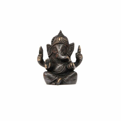 estatua-ganesha-pequena-bronze-yogateria