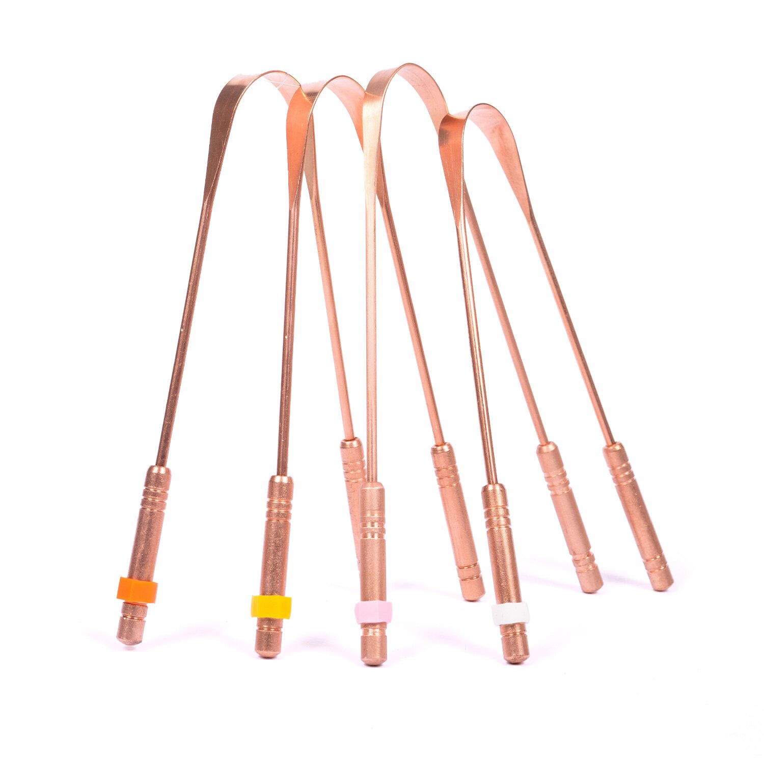 Limpador de Língua 100% cobre puro (4 Unidades) 22 raspador-lingua-yogateria-4u-04
