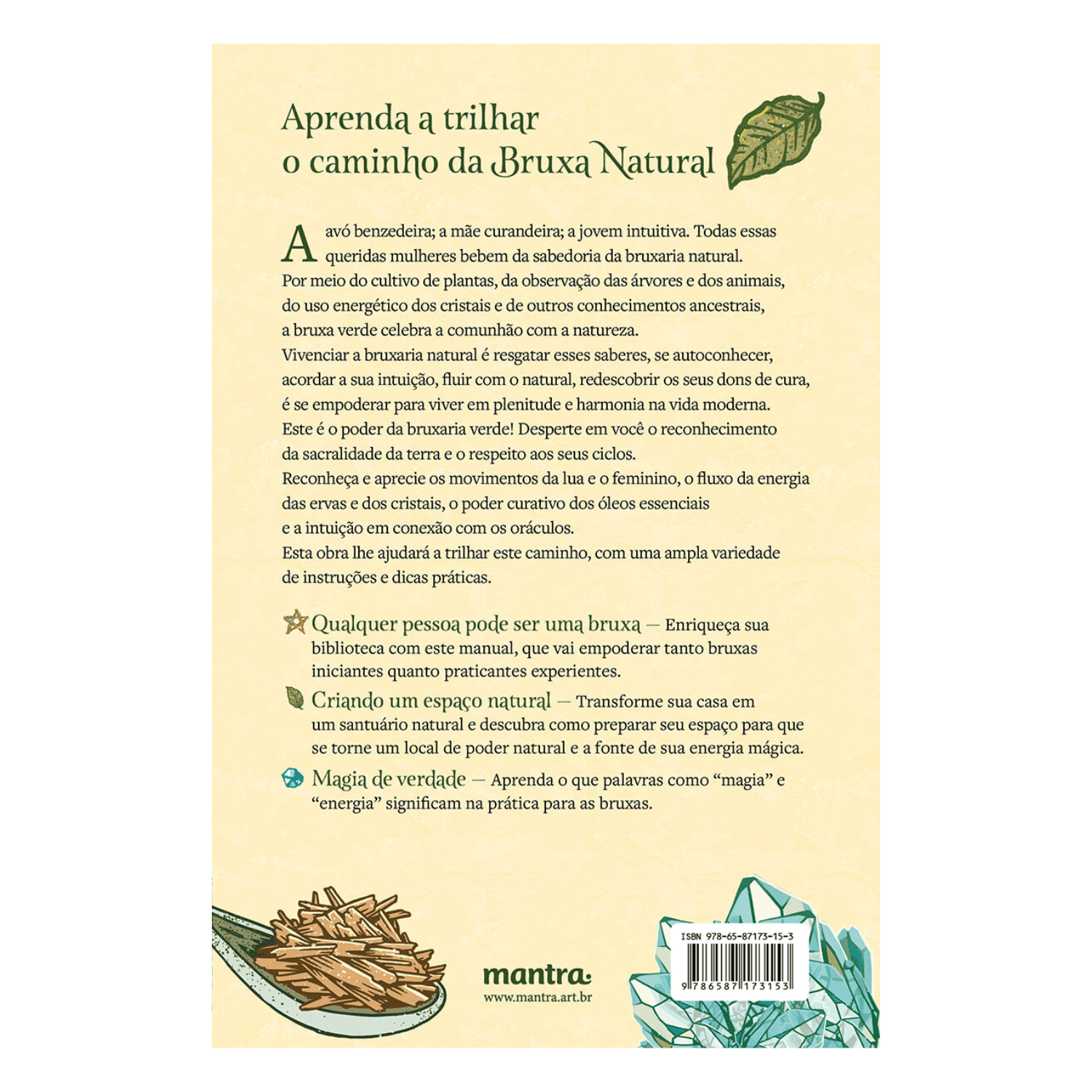 Livro - Bruxaria Natural: Guia prático para magia de plantas e cristais