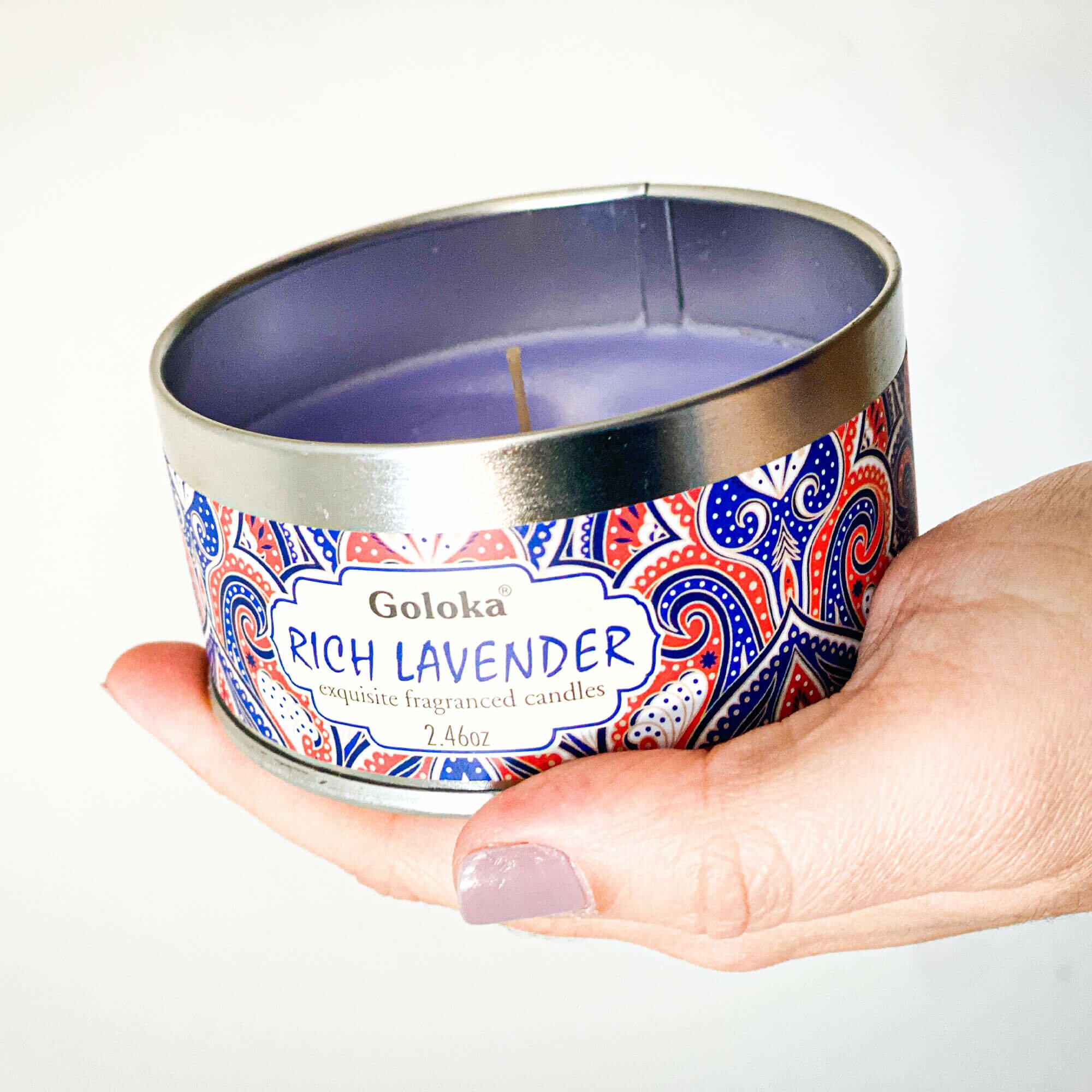 Vela Aromática Lavanda Goloka 18 vela-aromatica-yogateria-lavanda-3