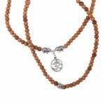 Pulseira-Colar Mala Sândalo Om