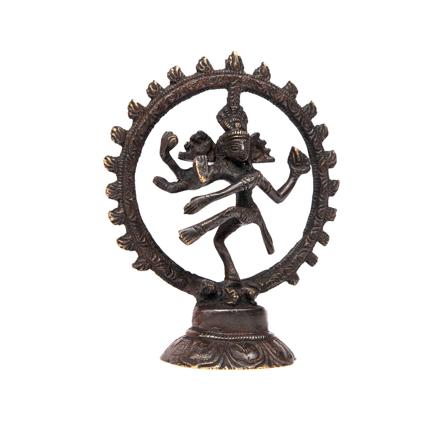 Estátua Shiva Nataraja - Bronze 14cm 1