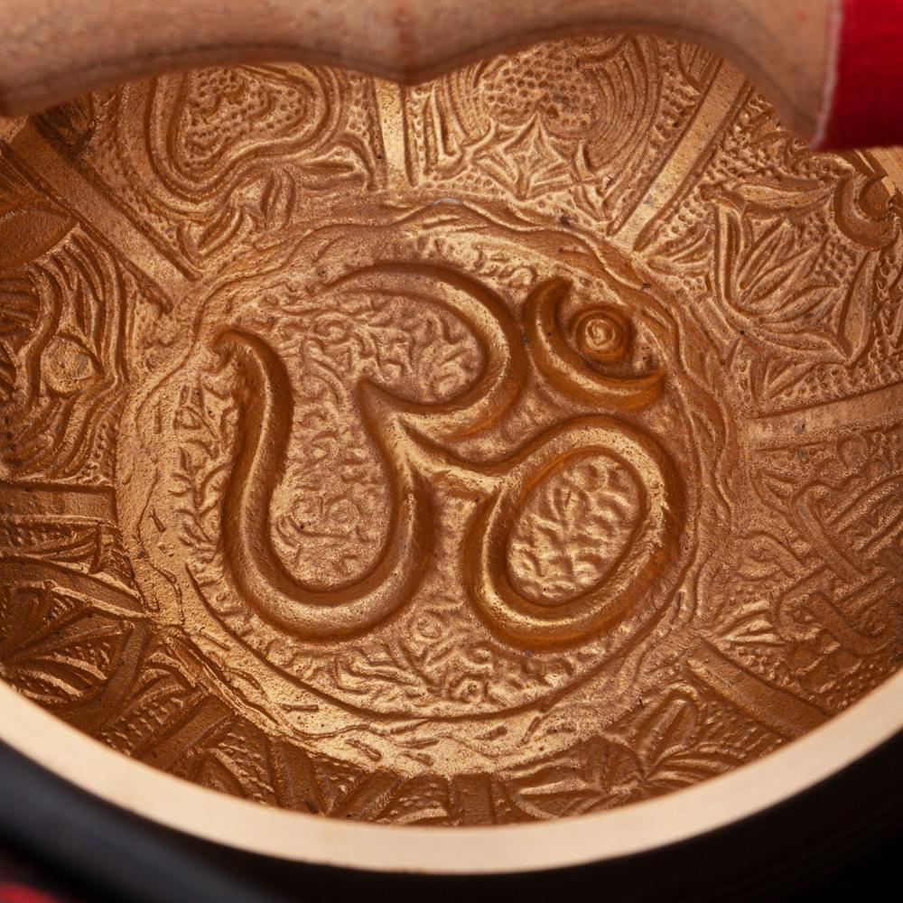 Sino Tibetano Om - Tigela 15cm 14 sino-tibetano-15cm-om-yogateria2