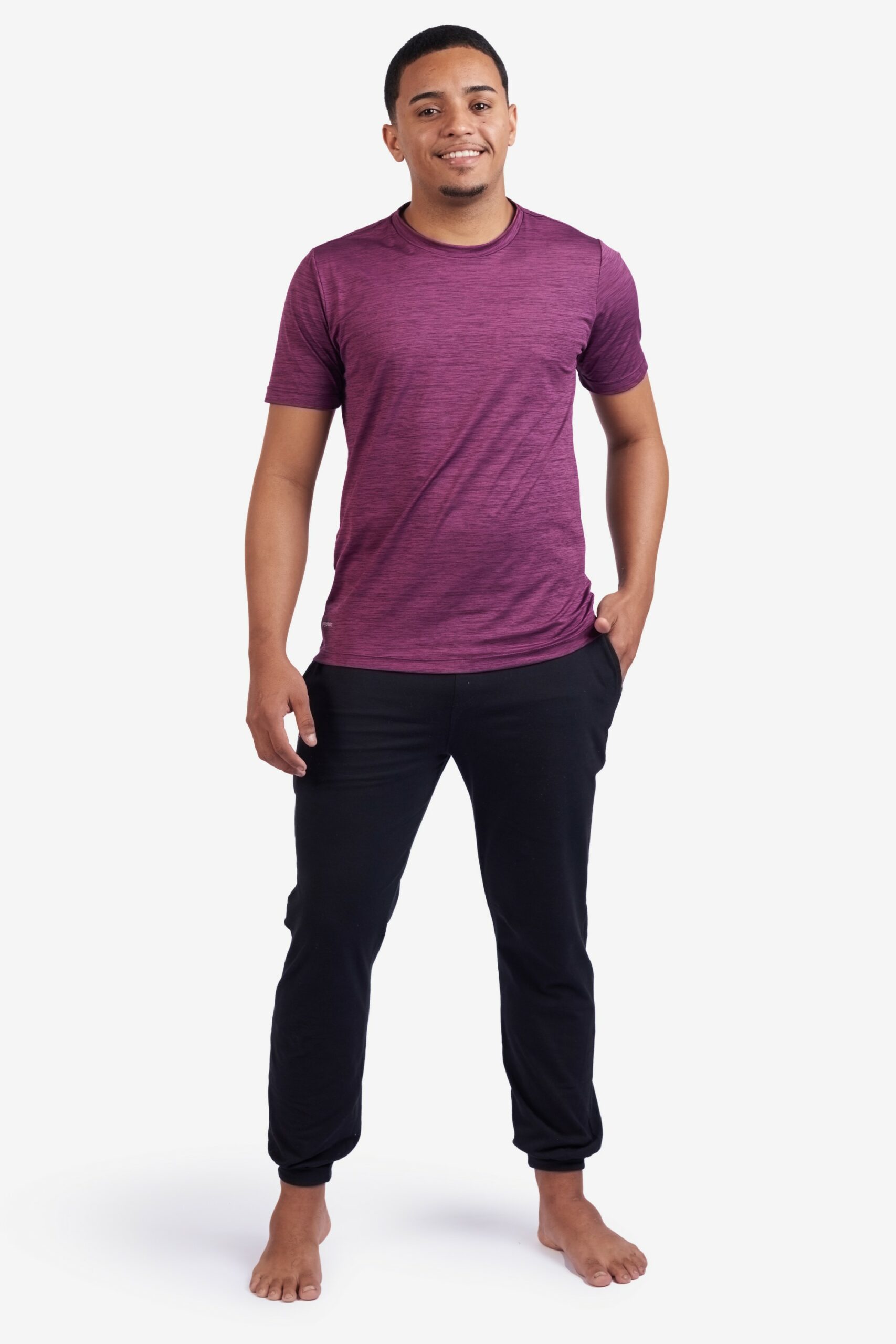 Camiseta T-Shirt Active 7 camiseta-active-masculino-yogateria-ameixa-04