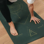 Tapete de yoga estampado Leela Yantra Cosmic- 4.5mm PVC ecológico